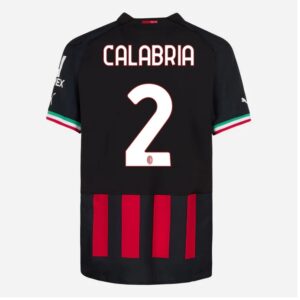 MAILLOT MILAN AC DOMICILE 2022 2023 CALABRIA