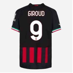 MAILLOT MILAN AC DOMICILE 2022 2023 GIROUD