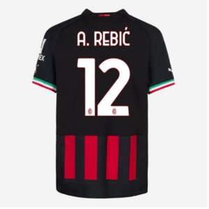 MAILLOT MILAN AC DOMICILE 2022 2023 REBIC