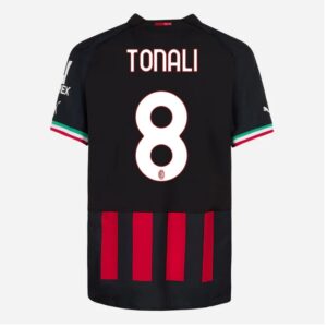 MAILLOT MILAN AC DOMICILE 2022 2023 TONALI