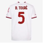 MAILLOT MILAN AC EXTERIEUR 2022 2023 B. TOURE