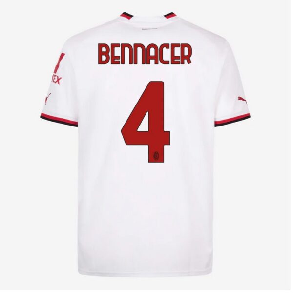 MAILLOT MILAN AC EXTERIEUR 2022 2023 BENNACER