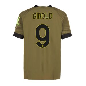 MAILLOT MILAN AC THIRD 2022 2023 GIROUD