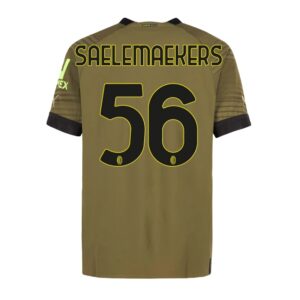 MAILLOT MILAN AC THIRD 2022 2023 SAELEMAEKERS