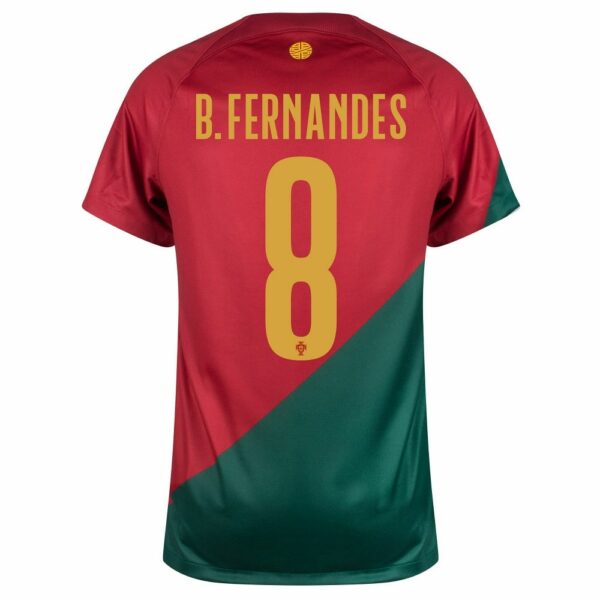 MAILLOT PORTUGAL DOMICILE COUPE DU MONDE 2022 B.FERNANDES