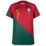 MAILLOT ENFANT PORTUGAL DOMICILE COUPE DU MONDE 2022 RONALDO