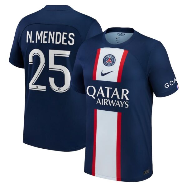 MAILLOT PSG DOMICILE 2022 2023 MENDES