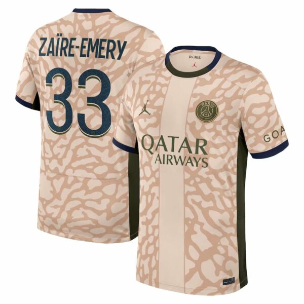 MAILLOT PSG FOURTH 2023 2024 Zaïre-Emery