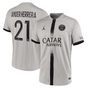 MAILLOT PSG JORDAN EXTERIEUR 2022 23 ANDER HERRERA