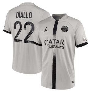 MAILLOT PSG JORDAN EXTERIEUR 2022 23 DIALLO