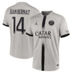 MAILLOT PSG JORDAN EXTERIEUR 2022 23 JUAN BERNAT