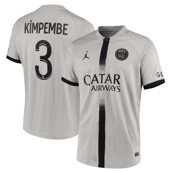 MAILLOT PSG JORDAN EXTERIEUR 2022 23 KIMPEMBE