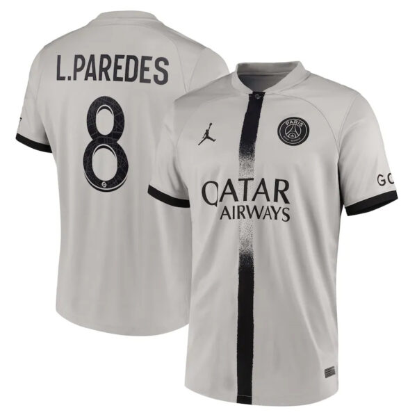 MAILLOT PSG JORDAN EXTERIEUR 2022 23 L.PAREDES