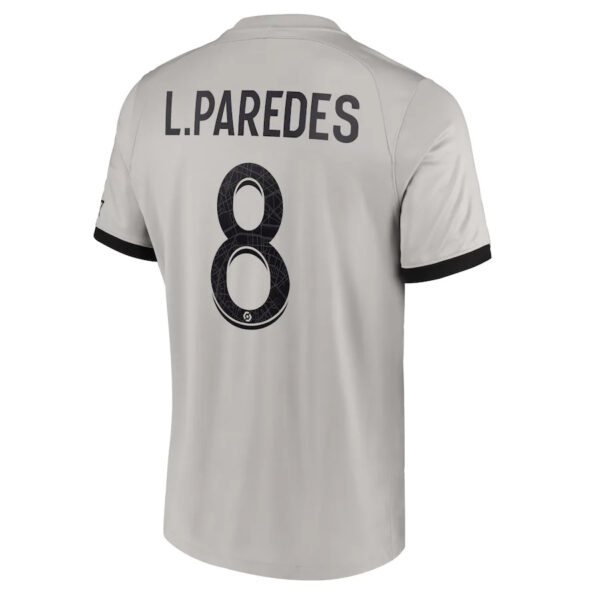 MAILLOT PSG JORDAN EXTERIEUR 2022 23 L.PAREDES