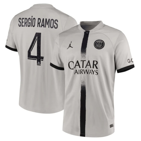 MAILLOT PSG JORDAN EXTERIEUR 2022 23 SERGIO RAMOS