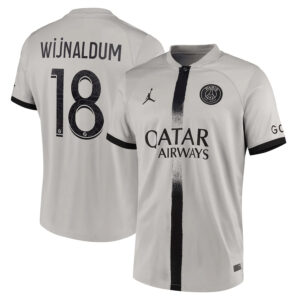 MAILLOT PSG JORDAN EXTERIEUR 2022 23 WIJNALDUM