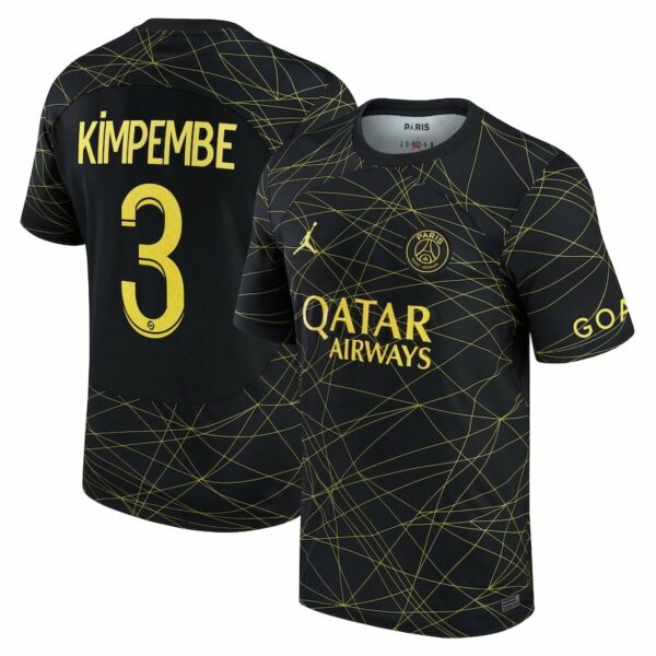 MAILLOT PSG JORDAN FOURTH 2022 23 KIMPEMBE