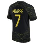 MAILLOT PSG JORDAN FOURTH 2022 23 MBAPPE