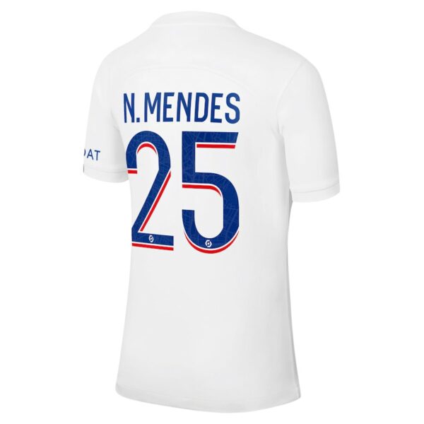 MAILLOT PSG THIRD 2022 23 N.MENDES