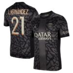 MAILLOT PSG THIRD 2023 2024 HERNANDEZ