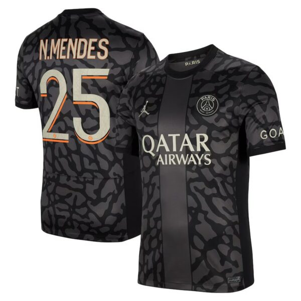 MAILLOT PSG THIRD 2023 2024 N.MENDES