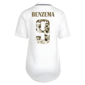 MAILLOT REAL MADRID BENZEMA BALLON D’OR 2022 2023 FEMME