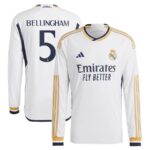 MAILLOT REAL MADRID DOMICILE 2023 2024 MANCHES LONGUES Bellingham