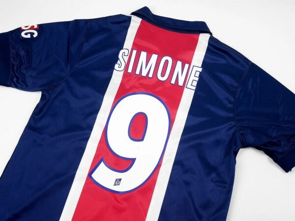 1998-99 MAILLOT RETRO VINTAGE PSG DOMICILE SIMONE