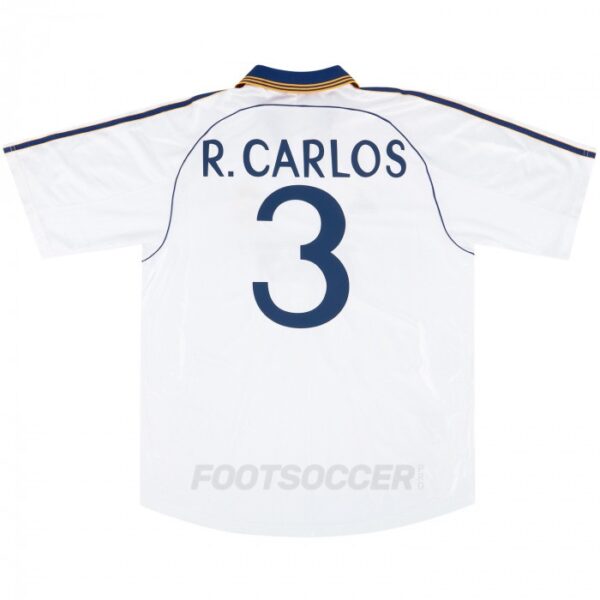 1998-00 MAILLOT RETRO VINTAGE REAL MADRID R.CARLOS