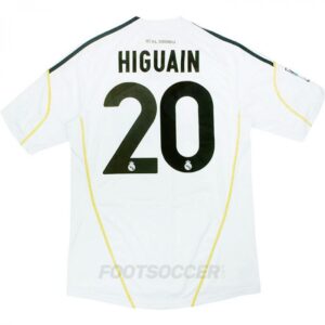 2009-10 MAILLOT RETRO VINTAGE REAL MADRID HIGUAIN