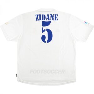 2001-02 MAILLOT RETRO VINTAGE REAL MADRID CENTENAIRE ZIDANE