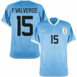 MAILLOT URUGUAY DOMICILE 2023 2024 F.VALVERDE