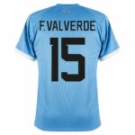 MAILLOT URUGUAY DOMICILE 2023 2024 F.VALVERDE