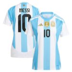 Maillot Argentine Domicile 2024 2025 Messi Femme