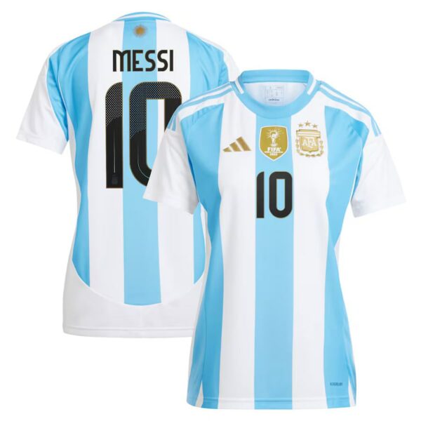 Maillot Argentine Domicile 2024 2025 Messi Femme