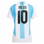 Maillot Argentine Domicile 2024 2025 Messi Femme