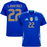 Maillot Argentine Exterieur 2024 2025 Lautaro Martinez