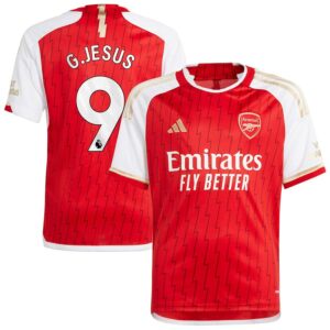 Maillot Arsenal Domicile 2023 2024 Enfant G.Jesus