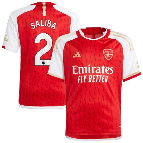 Maillot Arsenal Domicile 2023 2024 Enfant Saliba