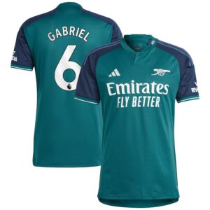 Maillot Arsenal Third 2023 2024 Gabriel