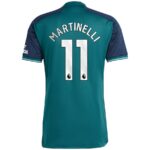 Maillot Arsenal Third 2023 2024 Martinelli