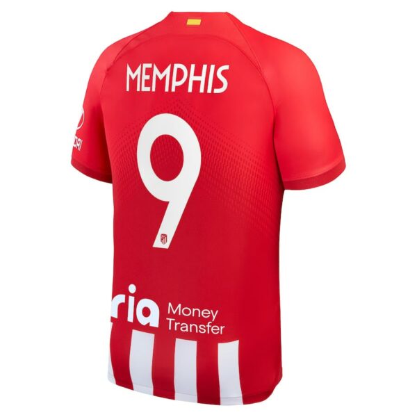 Maillot Atletico Madrid Memphis Domicile 2023 2024