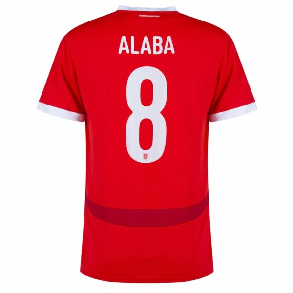 Maillot Autriche Domicile Euro 2024 Alaba