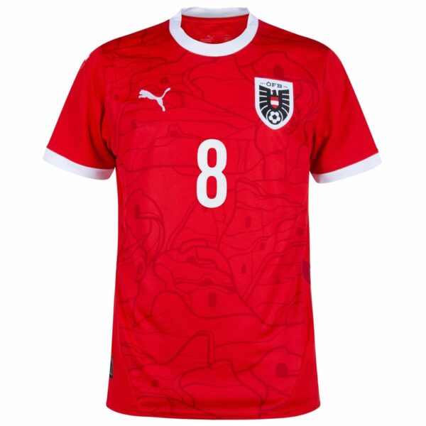 Maillot Autriche Domicile Euro 2024 Alaba