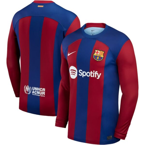 Maillot Barca 2023 2024 Domicile Manches Longues