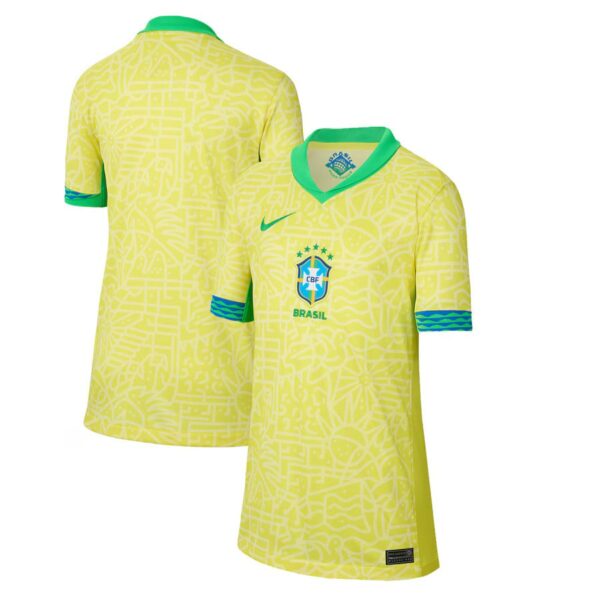 Maillot Enfant Bresil Domicile 2024 2025