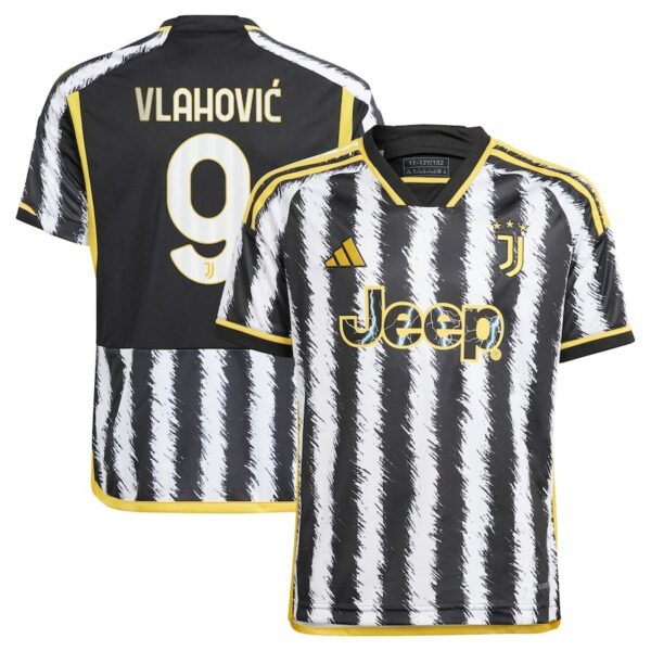 MAILLOT ENFANT JUVENTUS DOMICILE 2023 2024 VLAHOVIC