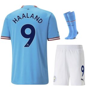 Maillot Enfant Manchester City Domicile 2022 2023 Haaland