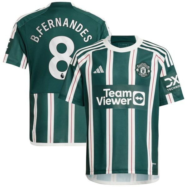 Maillot Enfant Manchester United Extérieur 2023 2024 B.Fernandes