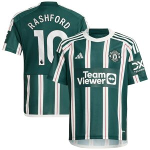 Maillot Enfant Manchester United Extérieur 2023 2024 Rashford